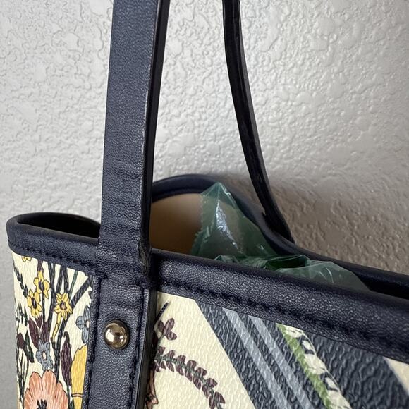 Tory Burch Multicolor Floral Tote - Picture 9 of 11